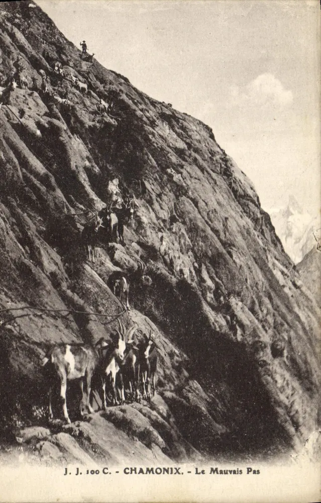 Chamonix - O Mauvais Pas — J. J. 100 C. - Frente