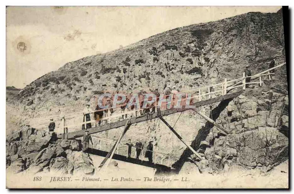 Jersey — Plémont — Les Pouts — Os Pontes — LL. — 188 - Frente