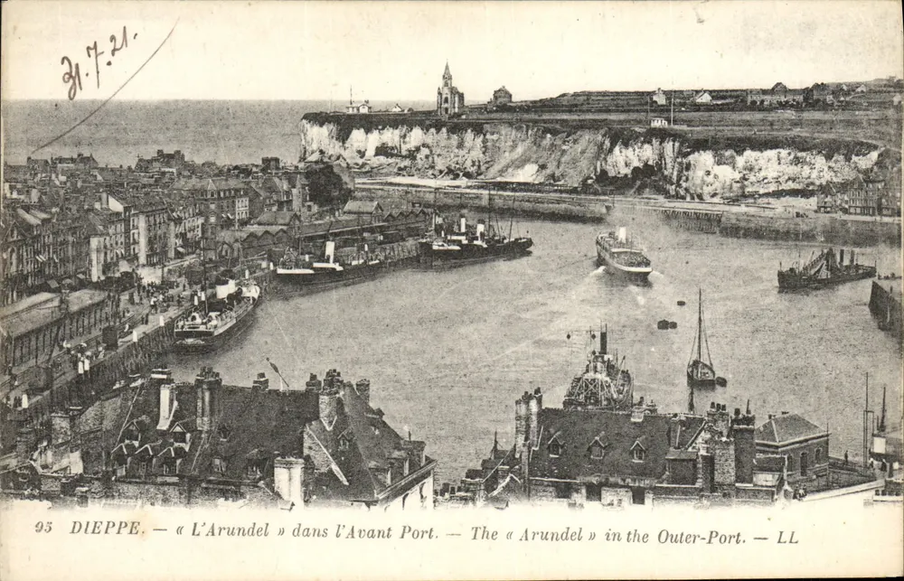 Dieppe — L'Arundel im Avant Port — LL - Vorderseite