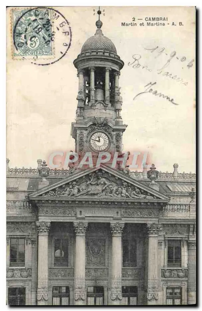 Hôtel de Ville de Cambrai — Martin et Martine - A. B. — n°2 - Voorkant