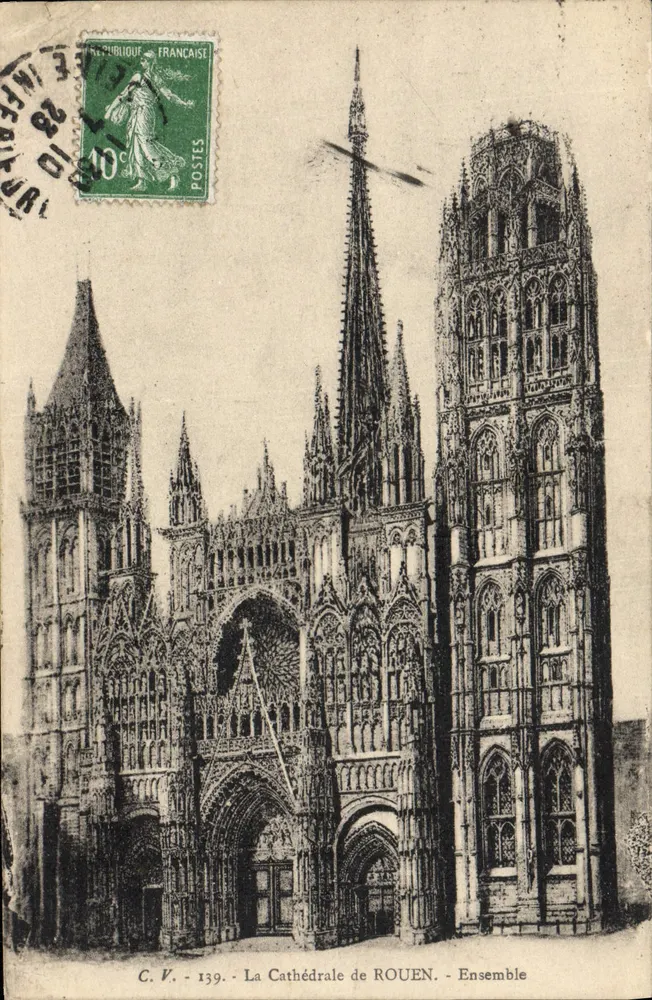 A Catedral de ROUEN - Conjunto - C.V. - 139 - Frente