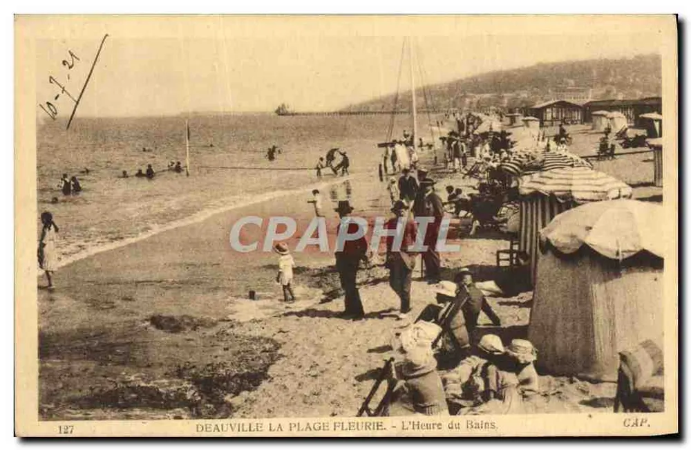 Deauville - Die Blühende Strandpromenade - Badezeit — CAP, Nummer 127 - Vorderseite