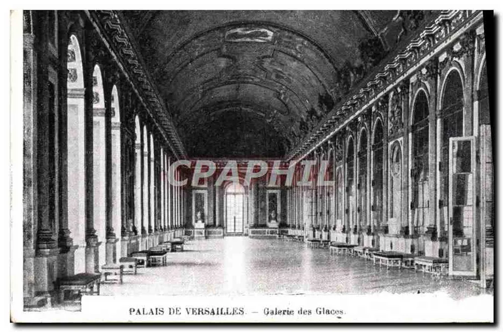 Schloss Versailles — Galerie der Spiegel - Vorderseite