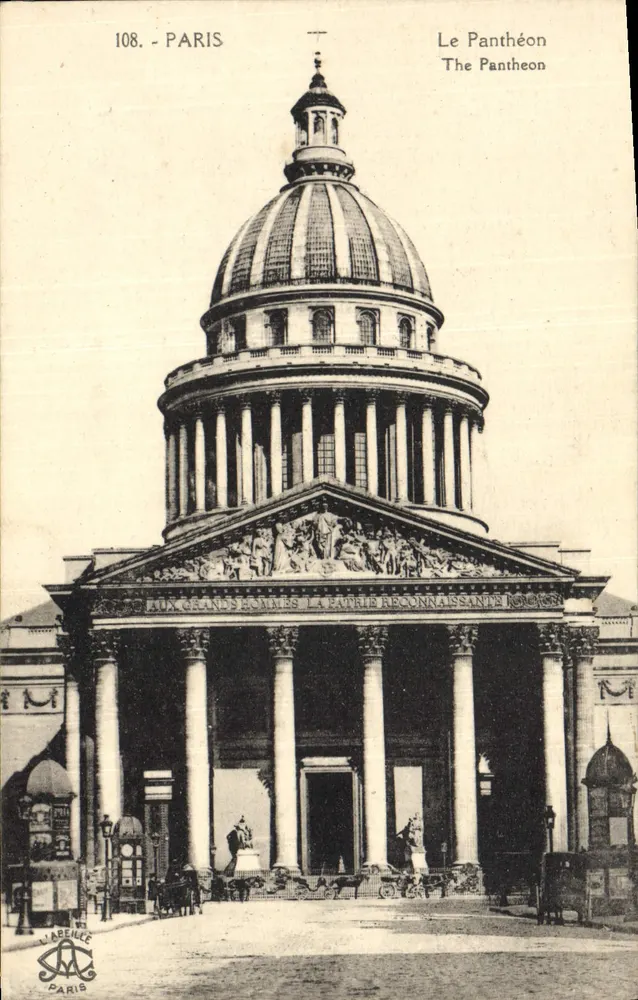 Paris — O Panteão — L'Arbellec, n°108 - Frente