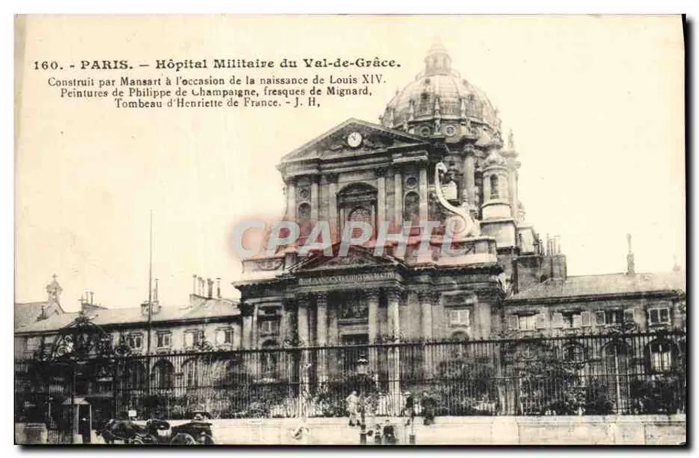Paris — Militärsanatorium Val-de-Grâce — Verlag J.H. Nr. 160 - Vorderseite