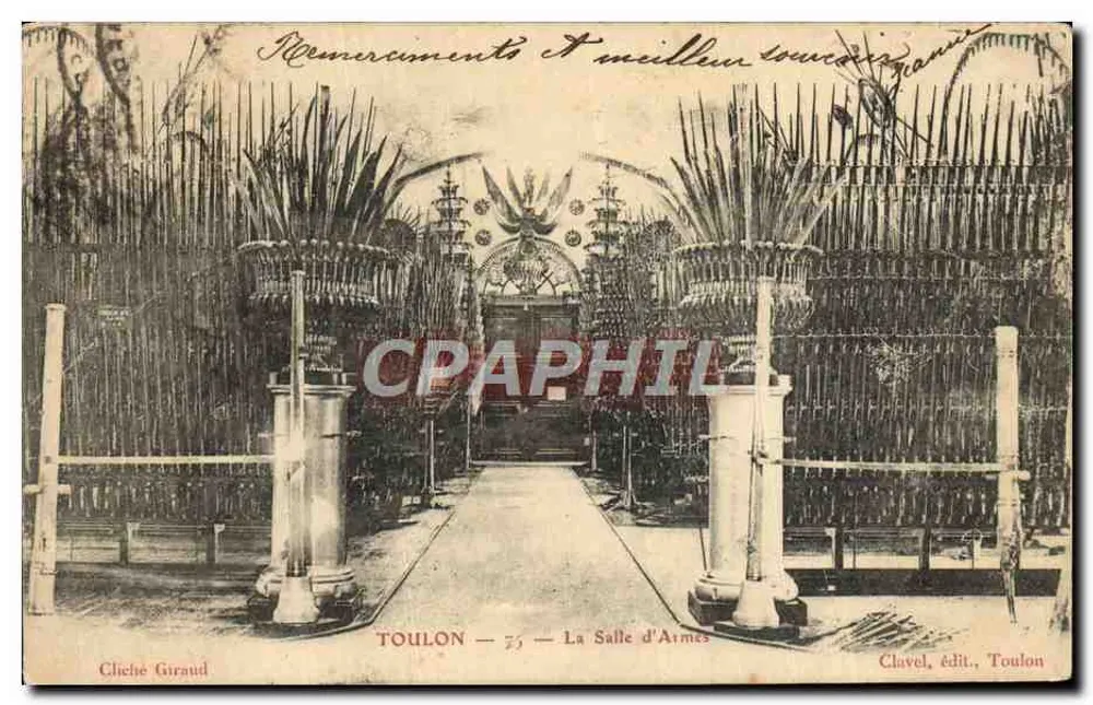 Toulon — Die Waffenhalle — Clavel, Verlag, Toulon - Vorderseite
