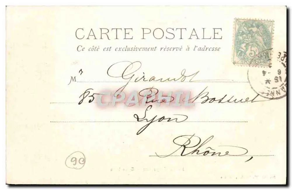 Ile St. Marguerite — Undergrowth — W. Stocker, Cannes, no. 152 - Back