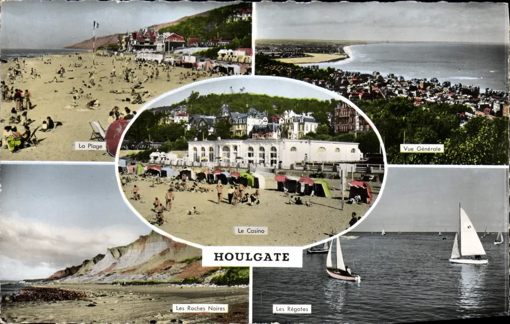 Houlgate — Allgemeiner Blick, Der Strand, Das Casino, Die Schwarzen Felsen, Die Regatten — Editions Gaby - Vorderseite