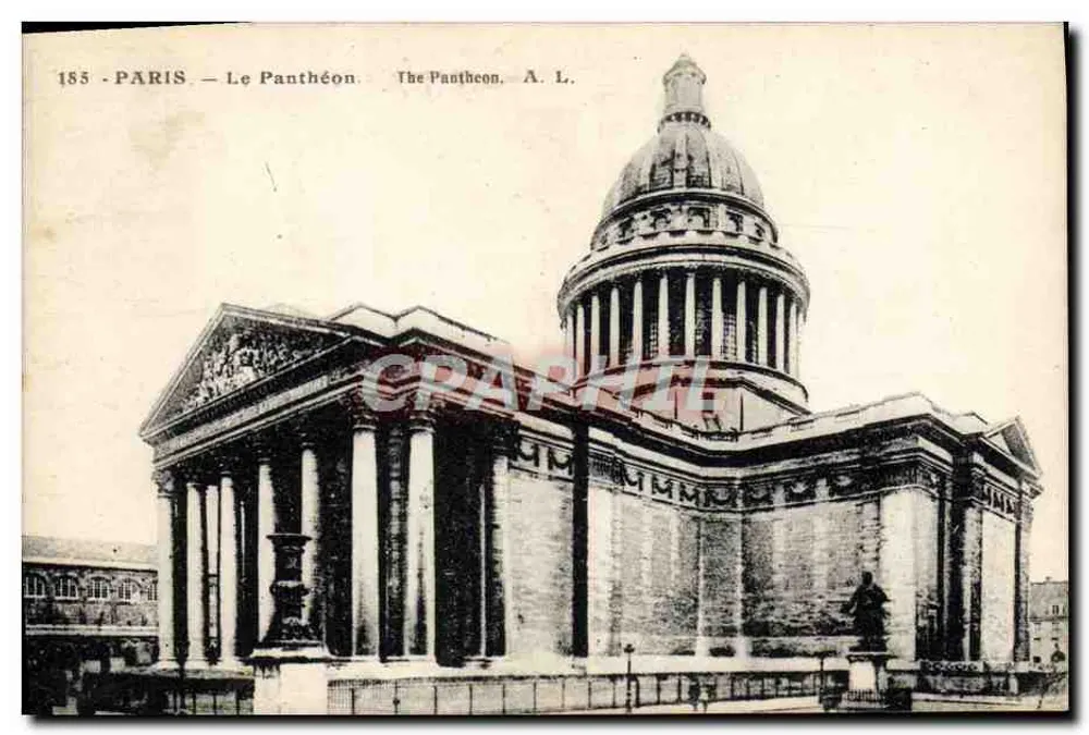 Paris — O Panteão — A. L. - Frente
