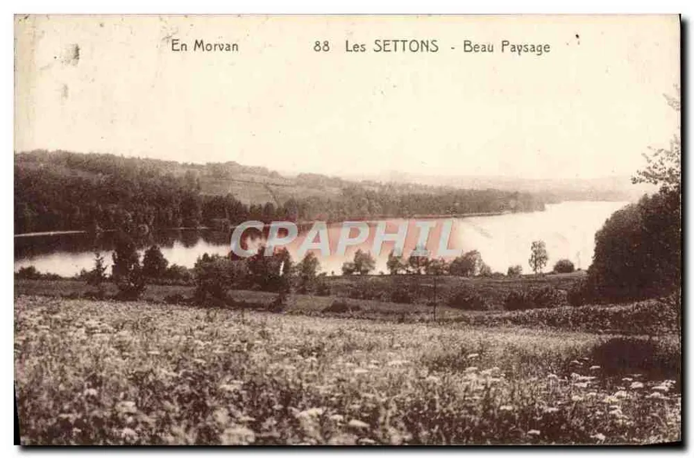 Les Settons - Belo Paisagem — Em Morvan, 88 — Editor não visível - Frente