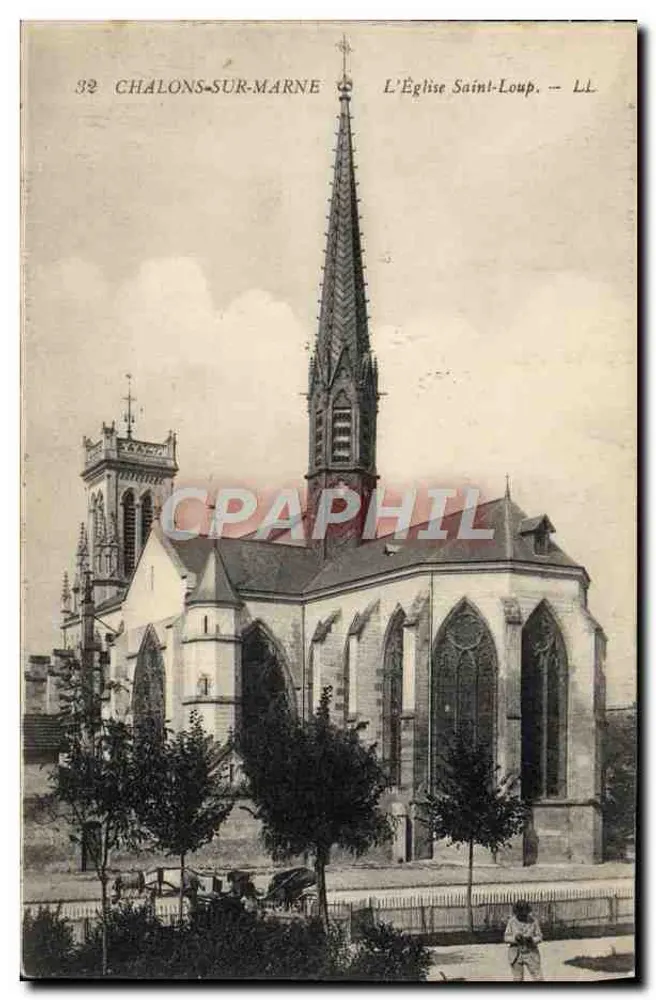 Châlons-sur-Marne — La Chiesa di San Loup — LL n°32 - Recto