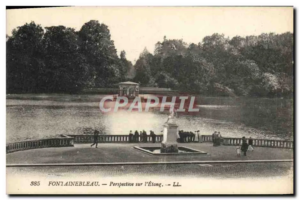 Fontainebleau — Perspectiva sobre o Lago — LL. - Frente