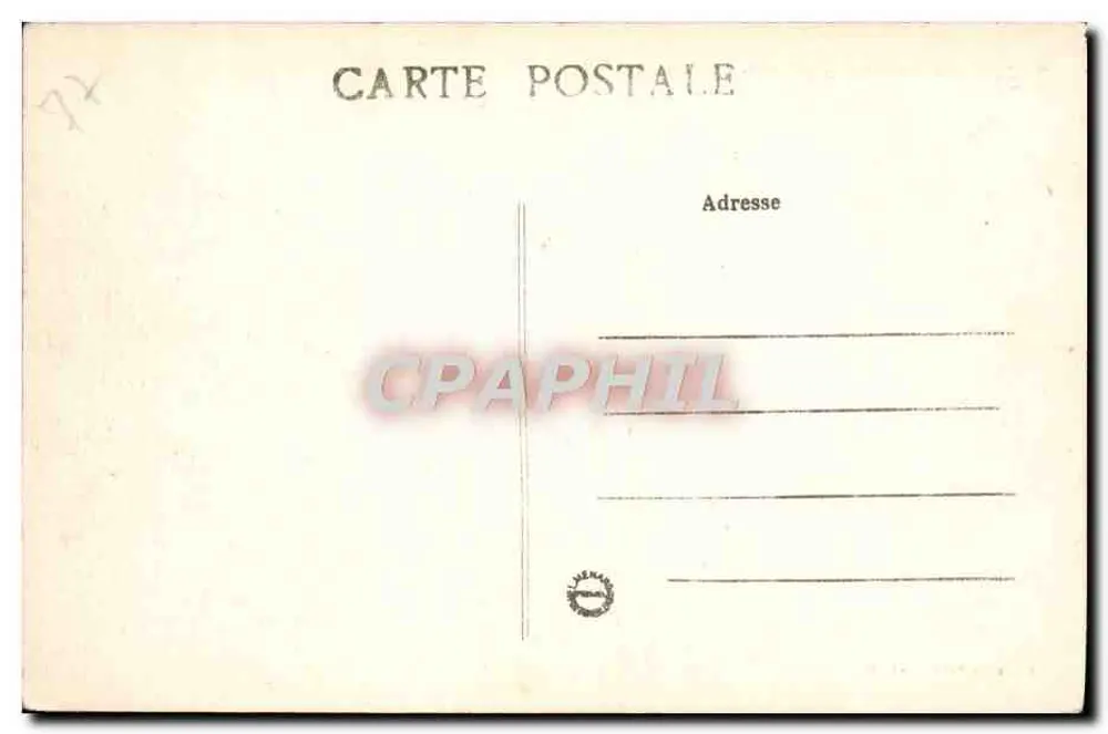 Fontainebleau — L'Hôtel de Ville — n° 207 - Verso