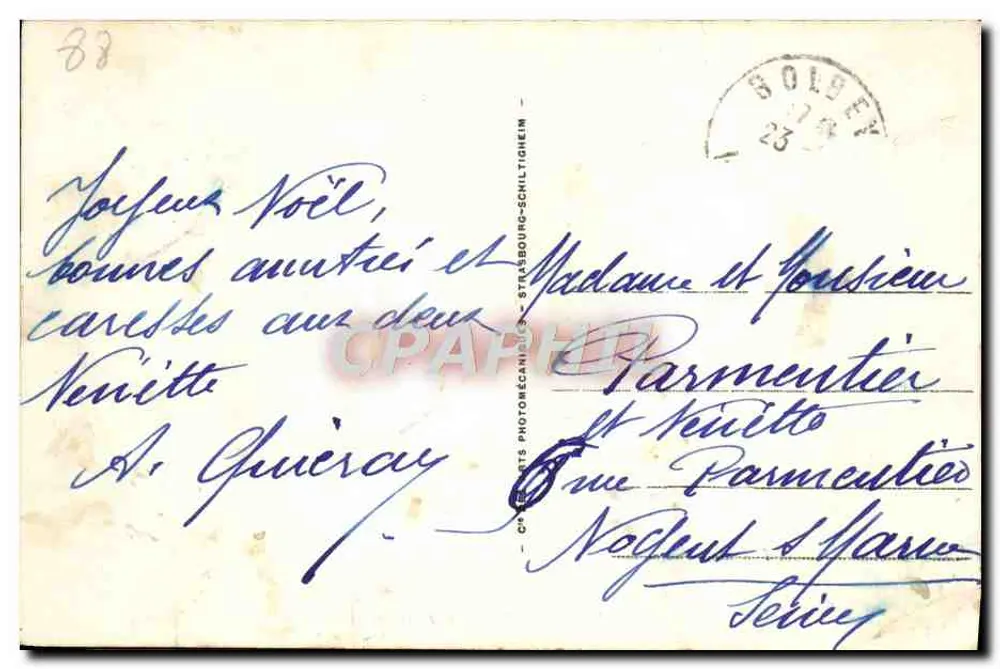 Epinal — Vista geral — LL 183, editor Léon Laborde - Verso