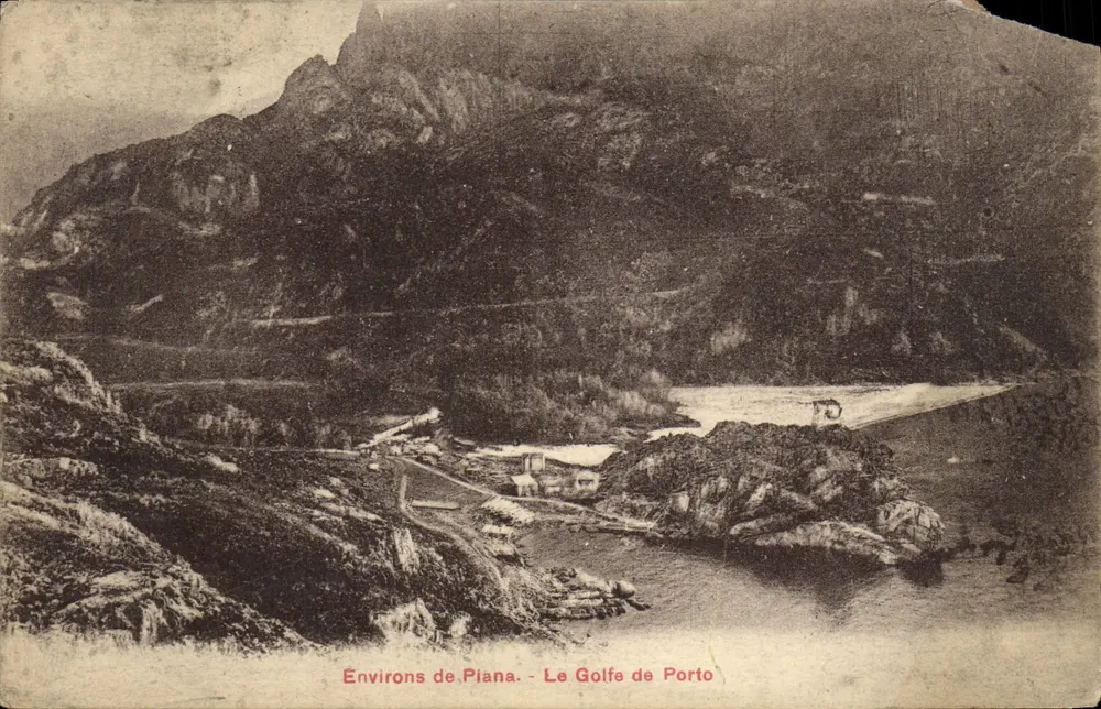 Environs de Plana - O Golfo de Porto — Editor: SIMI-BRACCIATI & Cie, Rapallo - Frente