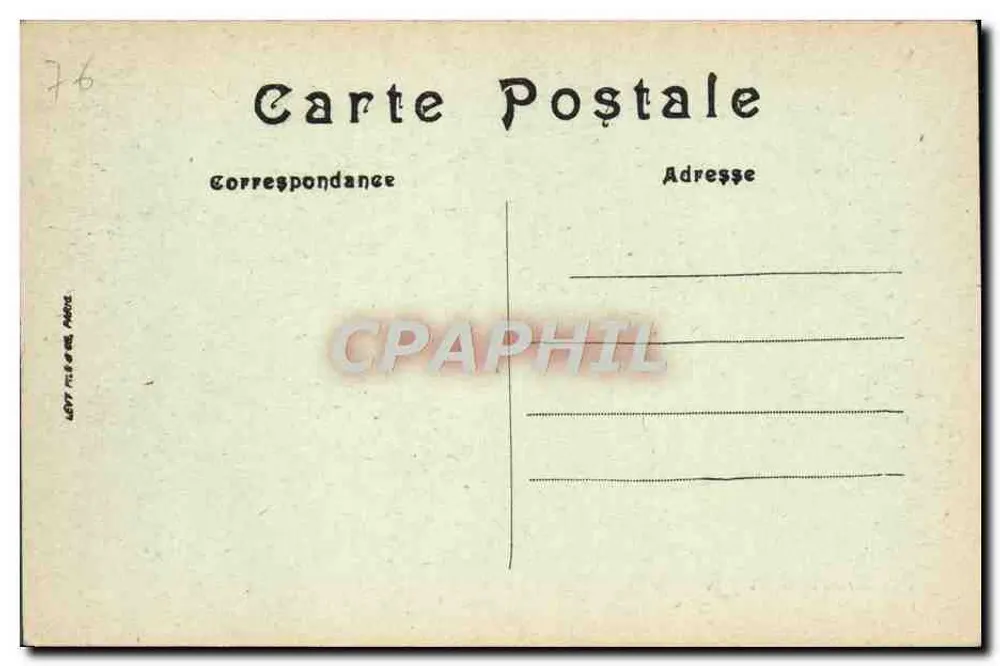 Dieppe — A Dique — LL - Verso