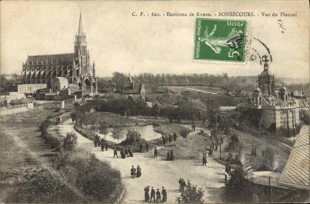 BONSECOURS - Vista do Plateau — C. V. - 620 - Environs de Ronnen - Frente