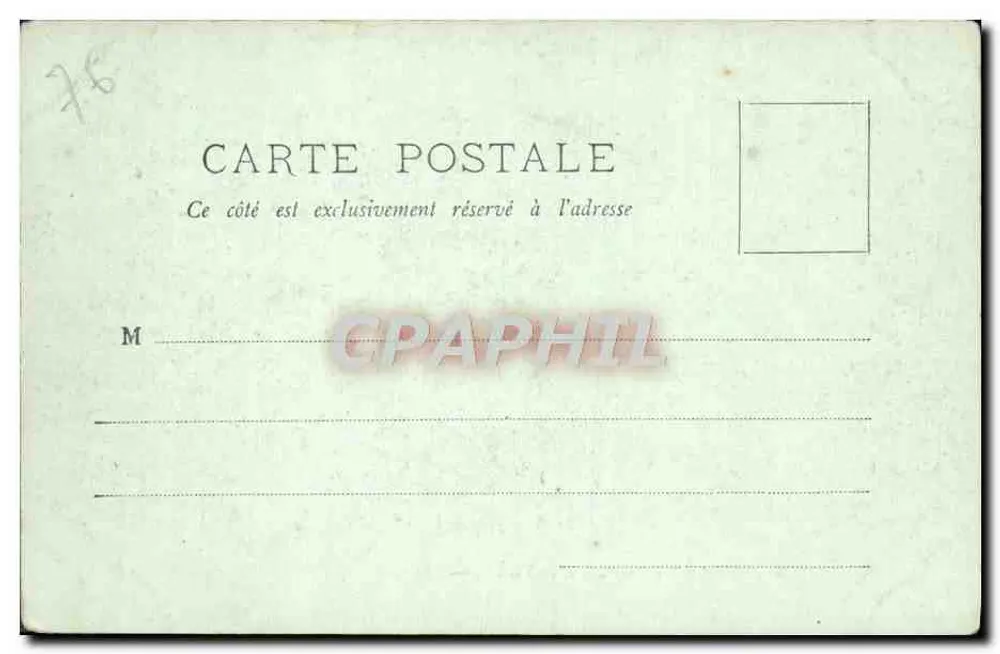 Le Havre — La Place Gambetta und das Theater — LL. - Rückseite