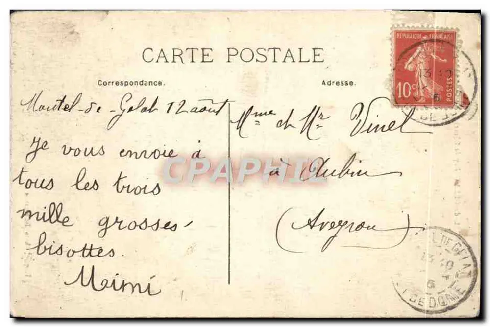Montel-de-Gelat (Puy-de-Dôme) — Le Château — photo Bellogarde - Verso