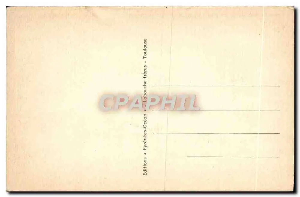 Lourdes - A Grotta — Editor Labouche Frères, n° 298 - Verso