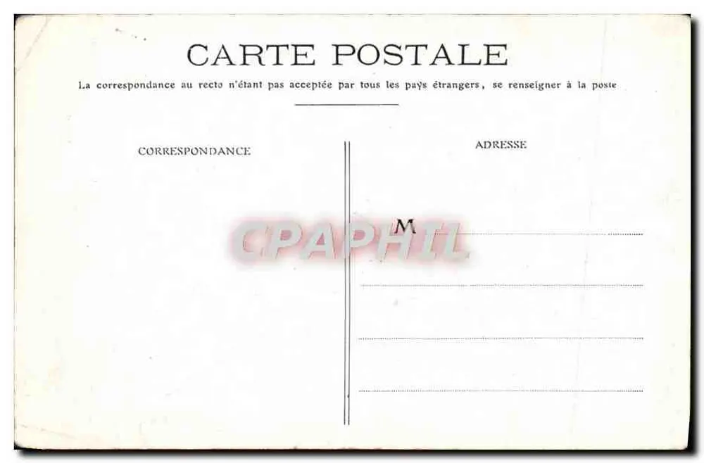 Uriage-les-Bains — Villa Rose, vue de l'édifice en briques avec balcon et toit en tuiles — éditeur imprimeur non visible - Verso