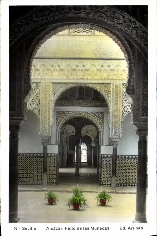 Alcázar. Hof der Puppen — Sevilla — Verlag Arribas n°97 - Vorderseite