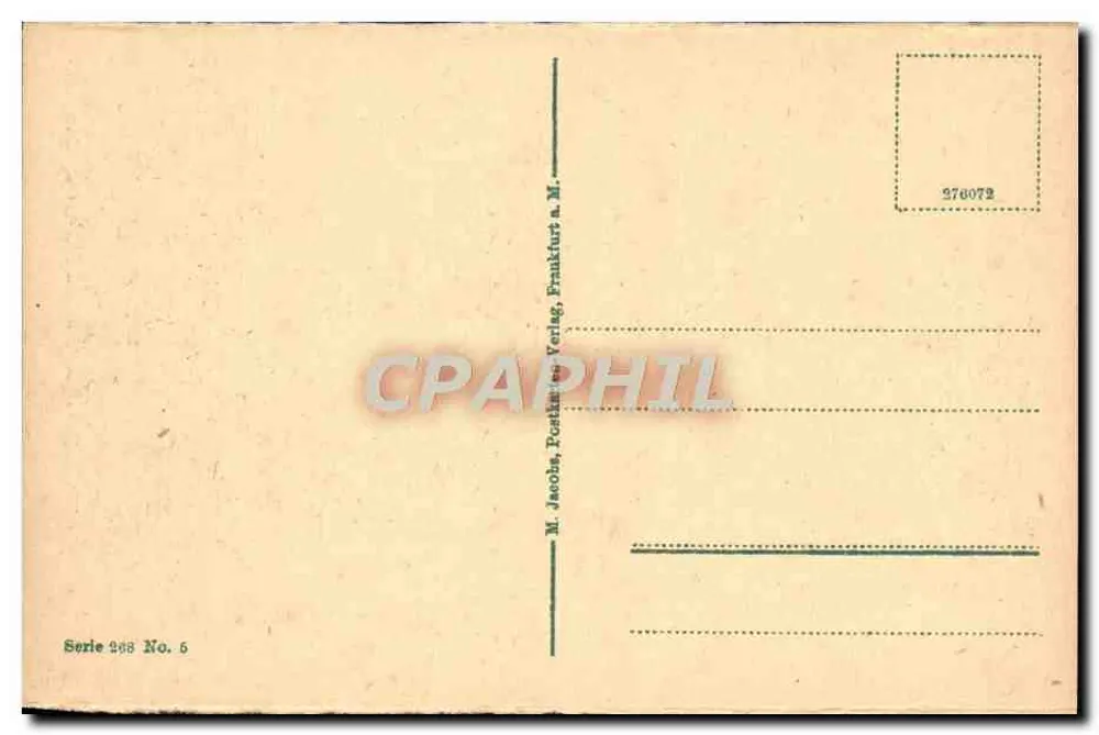 Wiesbaden, Teatro — editor M. Jacobs, Bonn, série 288 n° 5 - Verso