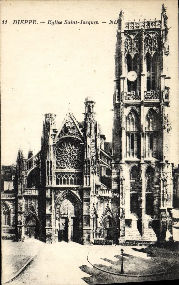 Dieppe — Igreja de São Jacó — ND - Frente