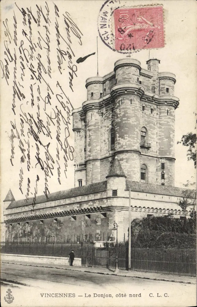 Vincennes — The Keep, north side — C. L. C. - Front