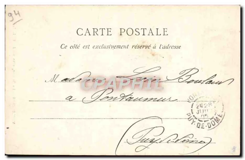 Vincennes — The Keep, north side — C. L. C. - Back