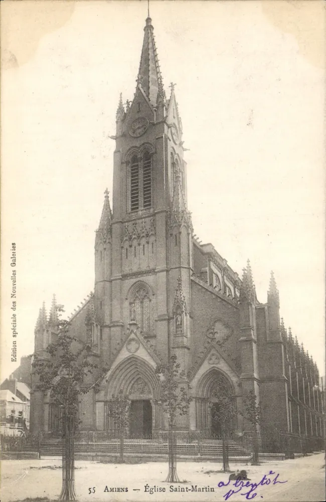 Amiens — Igreja de São Martinho — Edição Especial das Novas Galerias - Frente