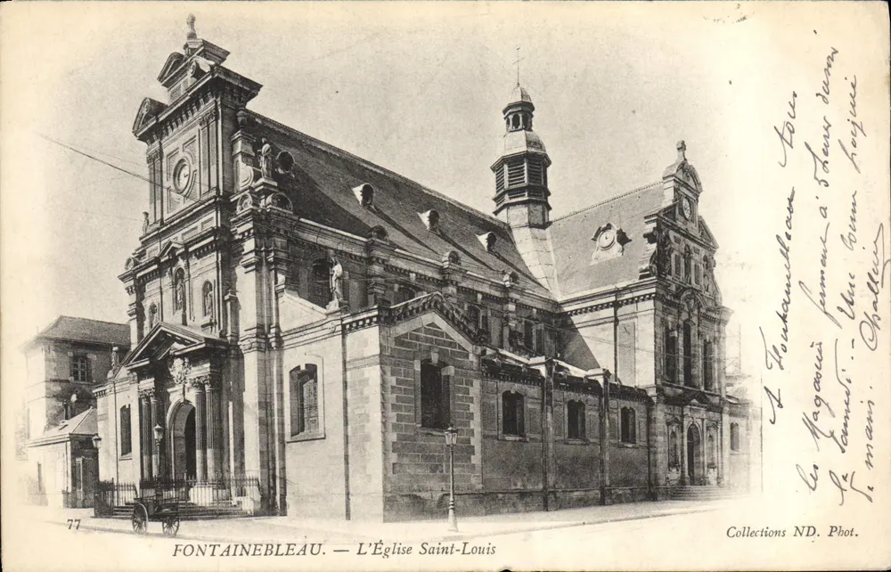 Fontainebleau — Die Kirche Saint-Louis — Collections ND. Phot. - Vorderseite