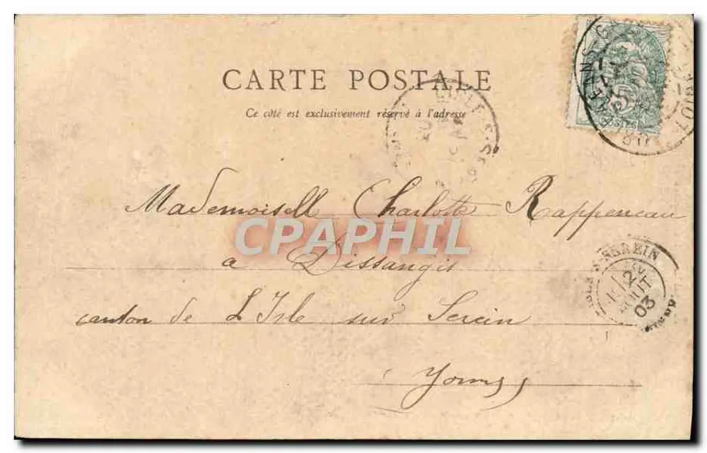 Orléans — Vista Geral — Editada pelas Galerias Orléanaises, N.2 - Verso