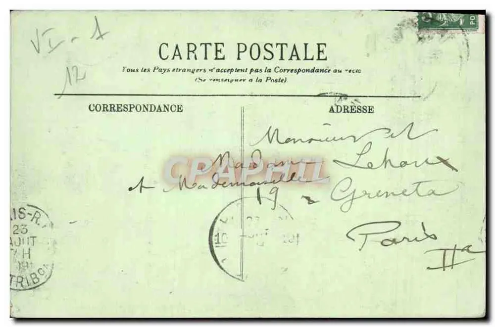 Rouen — Ansicht der Kathedrale und Saint-Ouen vom Transbordeur — LL. — Nr. 169 - Rückseite