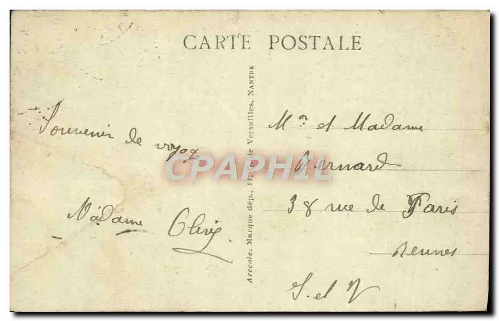 Laval - Le Moulin sur la Mayenne à Bootz — éditeur imprimeur Bootz, n°40 - Verso