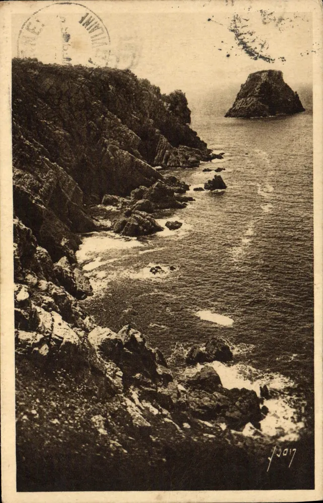 Côte de Granit — Les Tas de Pois (Finistère) et la Pointe de Pen-Hir — Les Éditions d'Art Lyon - Recto