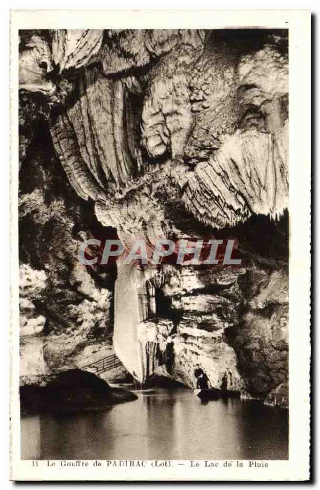 Der Gouffre de Padirac (Lot) — Der See der Regen — Phototypie Héloïse, Limoges - Vorderseite