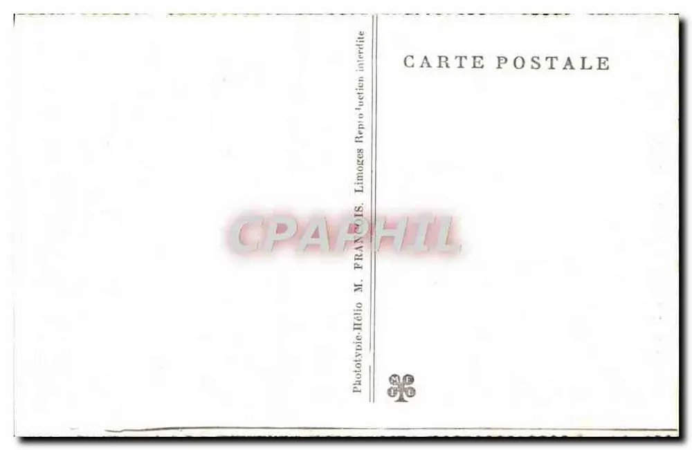 Der Gouffre de PADIRAC (Lot) — Galerie der Quelle — Phototypie-Hélios M. FRANCOIS - Rückseite