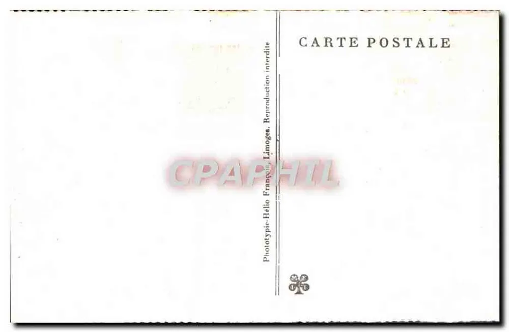 O Gouffre de Padiac (Lot) — A Fonte da Rio Subterrâneo — Phototypie-Hélio, Limoges - Verso
