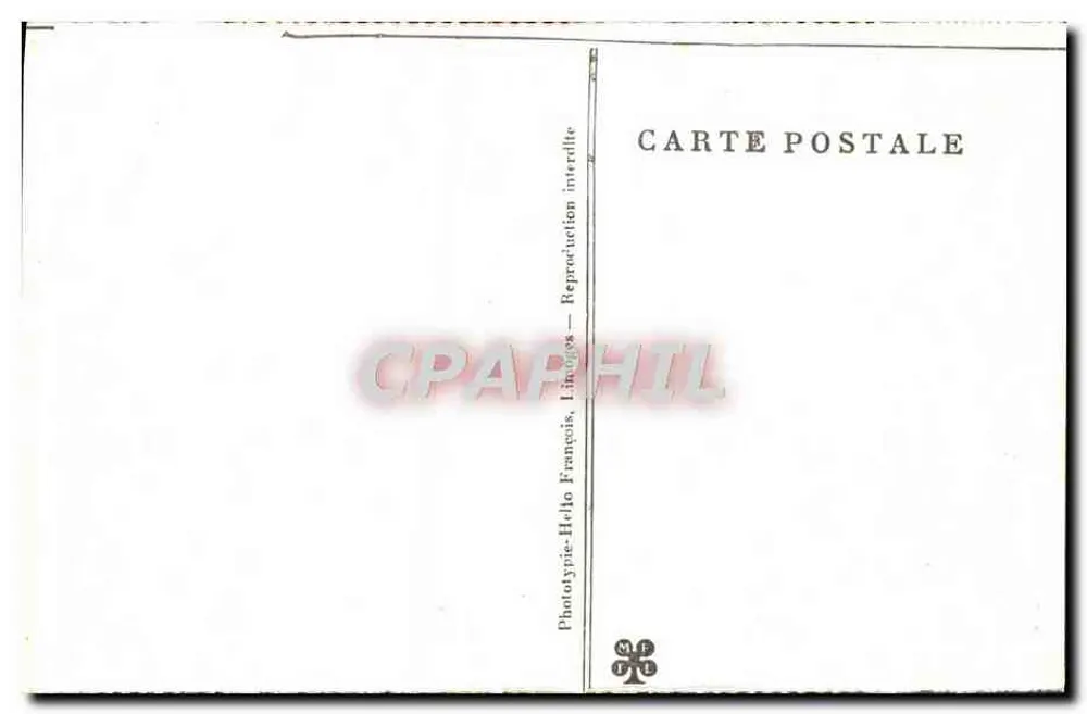 Der Gouffre de PADIRAC (Lot) — Der Grund des Gouffres — Phototypie C.F. P.T.L. - Rückseite