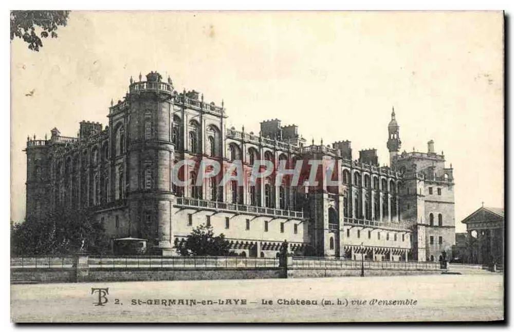 St-Germain-en-Laye — O Castelo (m.h.) visão geral — Editor T.2 - Frente