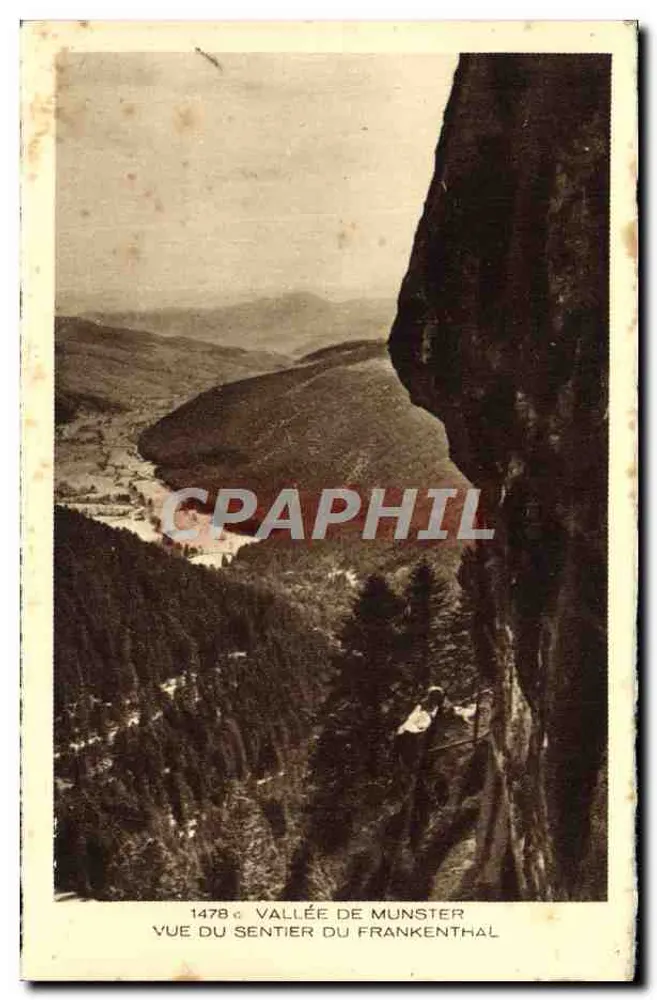 Vallée de Munster — Vue du sentier du Frankenthal — Collection L'Alsace - Recto