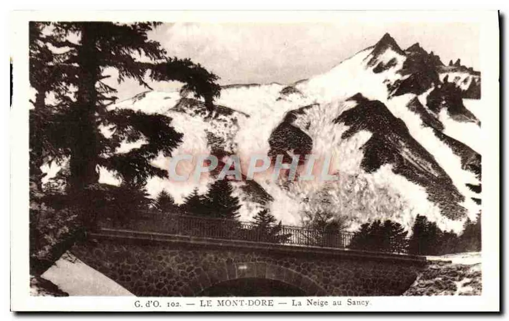 O Mont-Dore — A Neve no Sancy — G.d'O. 102 - Frente