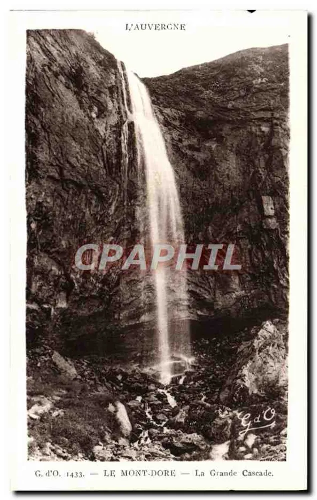 Mont-Dore — A Grande Cascata — G. d'O. 1433 - Frente