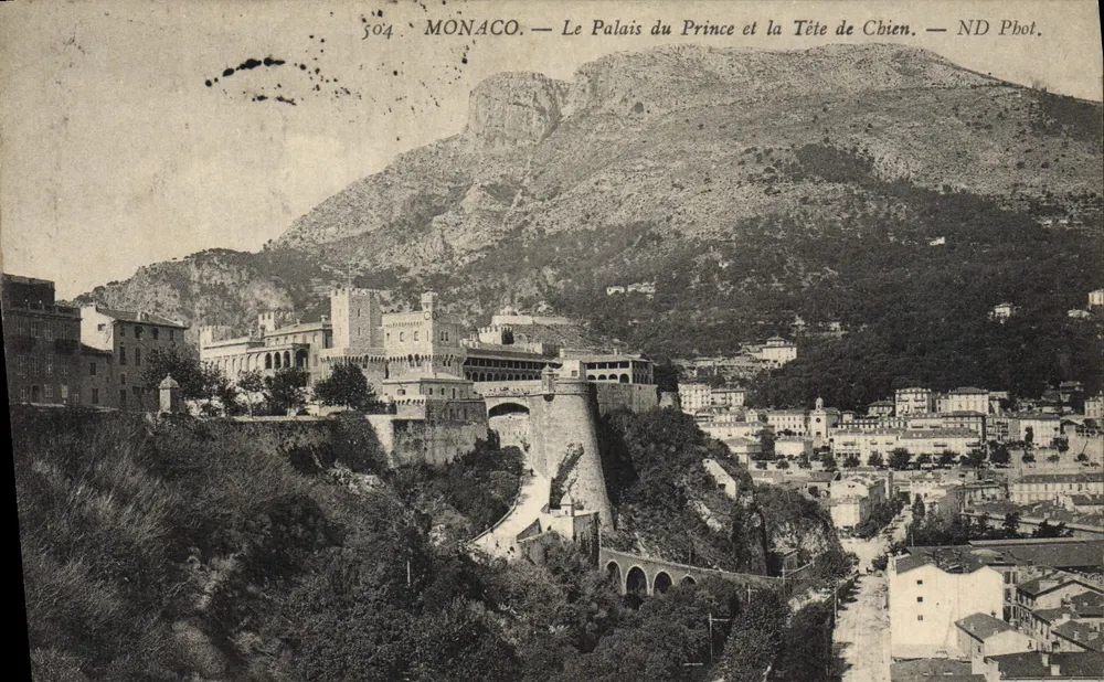 Monaco — Schloss des Prinzen und der Kopf des Hundes — ND Fotografie, Nr. 504 - Vorderseite