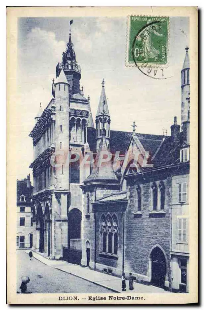 Dijon — Igreja de Nossa Senhora — C-LB - Frente