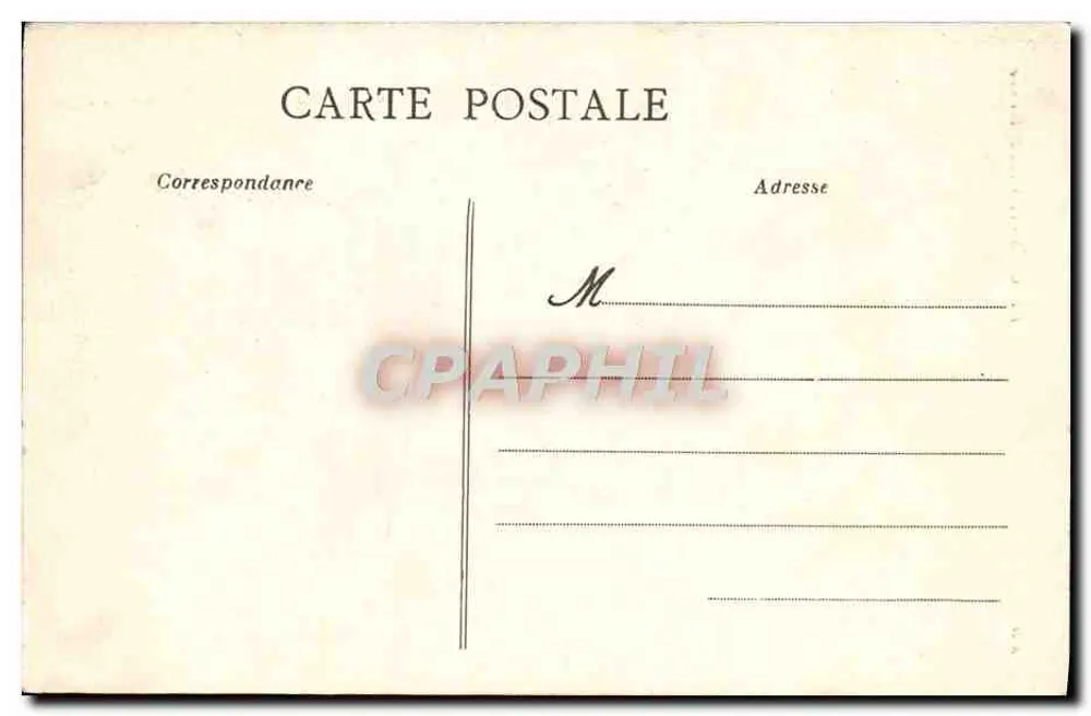 Caen - O Velho Saint-Étienne — editor A.D., n° 131 - Verso
