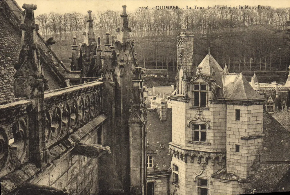 Quimper - Die Bischofsturm und der Mont-Flugy — Verlag: Villars, Nr. 7196 - Vorderseite