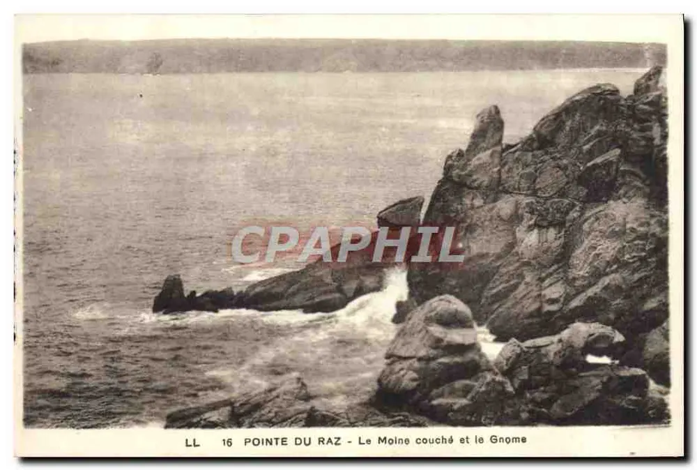 Punt van Raz - De Liggende Mönk en de Gnom - LL 16 - Uitgever: Ch. des Arts Photomécaniques - Strasbourg-Schiltigheim - Voorkant