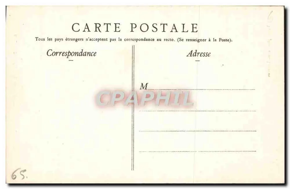 Cauterets — Cachoeira Cérizet — Viron fot. Ed. Lourdes - Verso